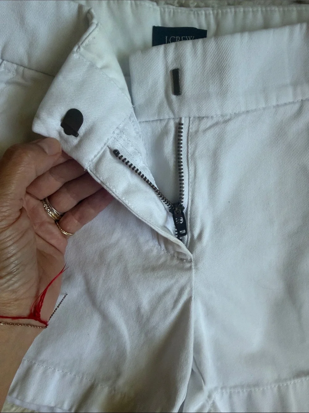 J.Crew Women's White Chino Shorts